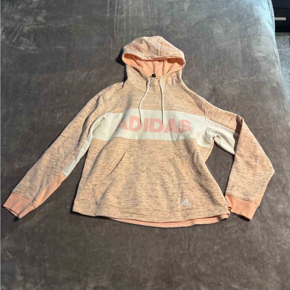 Adidas Women's Peach Hoodie Sweater